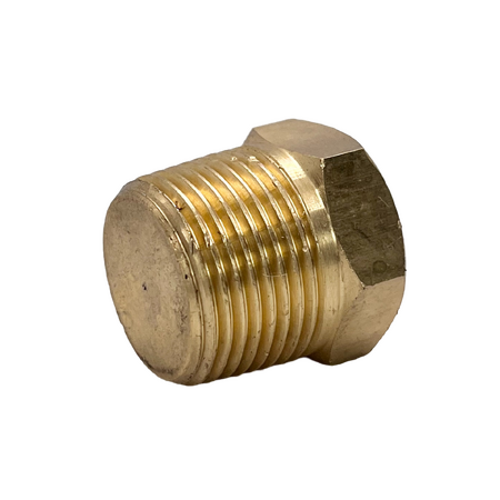   Brass Plug   BSP Solid    1/8"(4mm)    0164S-02              