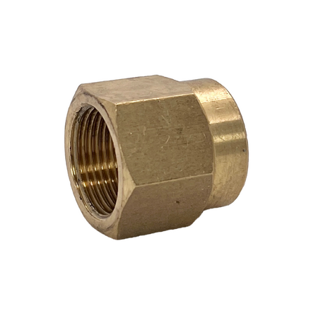 Brass Reducing Socket NPT   1/4"(6mm)  x  1/8"(4mm)      02N29-0402             