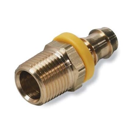 Brass Push On Hose Fitting (NPT) 02PONPT