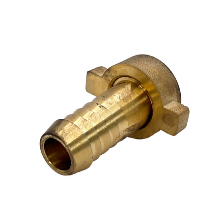  Brass Nut and Tail   1/2"(15mm) Barb  x  1/2"(15mm) BSP   07P05W-0808     