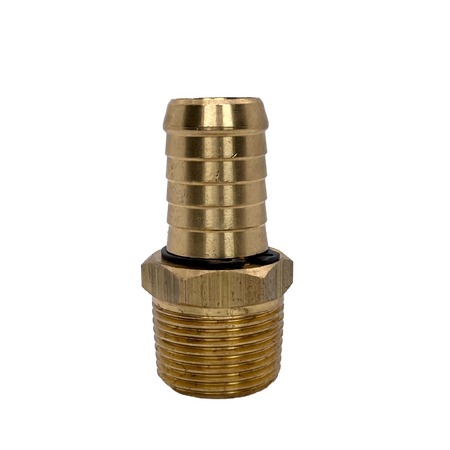  Brass Swivel Hosetail   1/4”(6mm) Barb   x  (6mm)1/4” BSP    07PS03-0404    