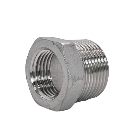 Stainless Steel Reducing Bush NPT 1/4" (6mm)  x  1/8" (4mm) 31SSN24-0402 