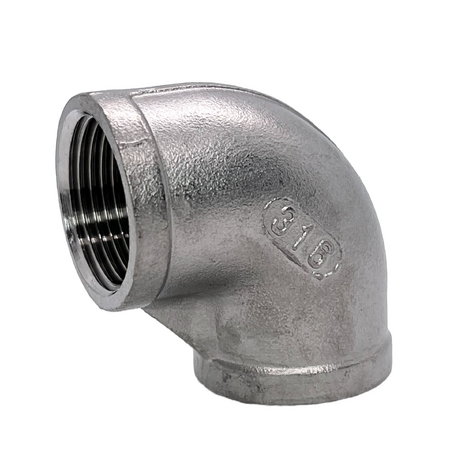 Stainless Steel Female Elbow NPT 1/8" (4mm) 31SSN34-02