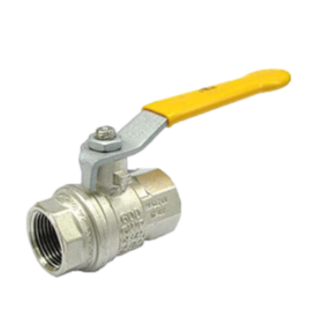 Ball Valve FF AGA Gas Approved (Lever) 1/4" (6mm) BSP VGAS08