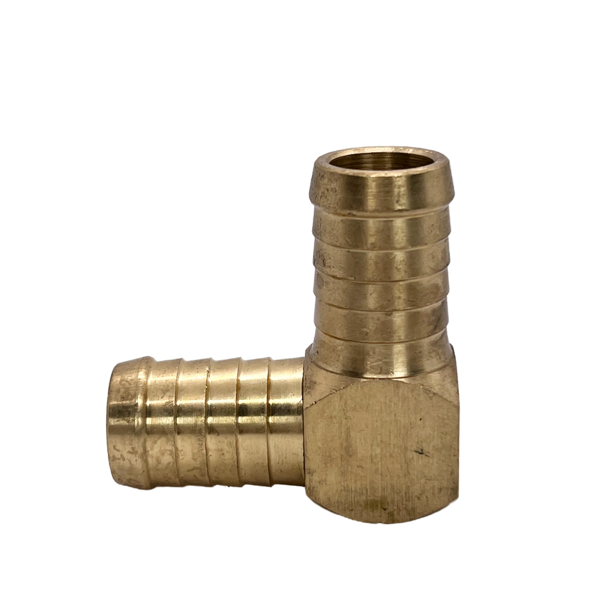 Brass Hose Barb Joiner Elbow