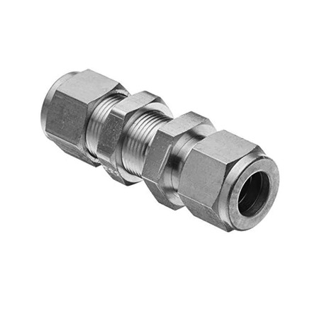 Bulkhead Connector For 6mm Tube   6mm Tube  x  6mm Tube     16-BTJ06