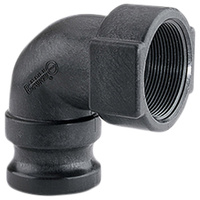 Banjo A Camlock 2" 90 Deg Male Camlock x 2" Female Thread 200A90    
