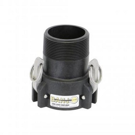 Banjo B Camlock 3” Female Coupler x 3" Male Thread x 3 Lever Arms 303B