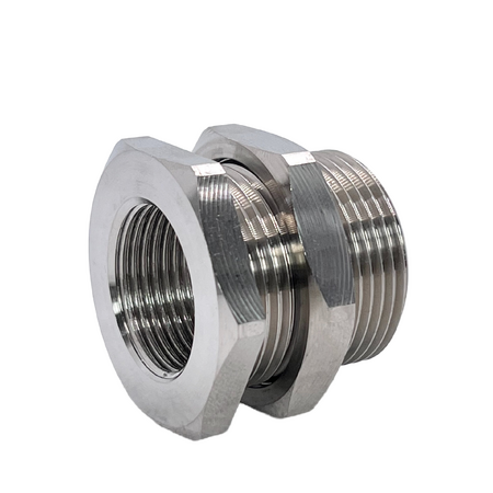 Stainless Steel Bulkhead Fitting BSP 1/4" (6mm) 31SS80-04