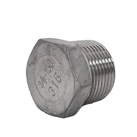 Stainless Steel Plug NPT 1-1/2" (40mm) 31SSN64-24