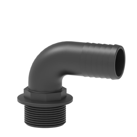 Arag Male Hose Barb Elbow 1/2”(15mm) Barb  x 3/4”(20mm) BSP 1132313       