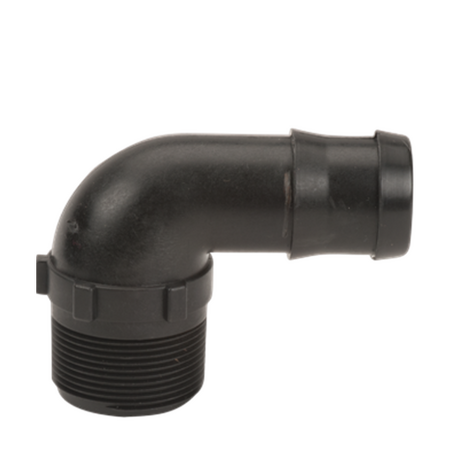  Banjo 90 Deg Hose Tail  1/2"  NPTM  x 1/2" Barb  2PK       HB050-90   