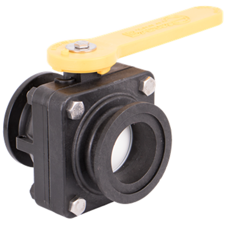 Banjo Stubby Valve  2" Full Port Flange x 2" Full Port Flange   MVS220CF