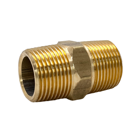 Brass Hex Nipple BSP