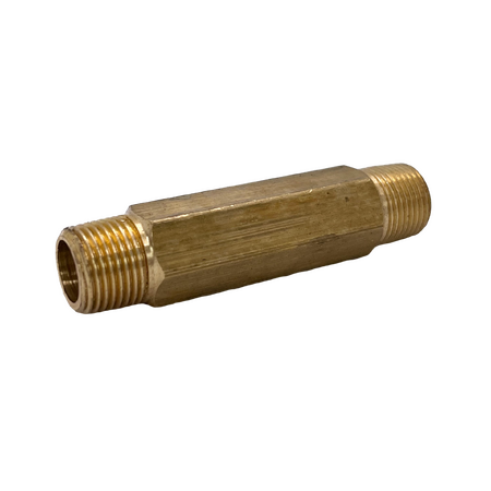 Brass Long Hex Nipple BSP