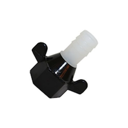 Shurflo Straight Nut & Tail  1/2" Fem Thread  X 3/8" Barb   234-2916   