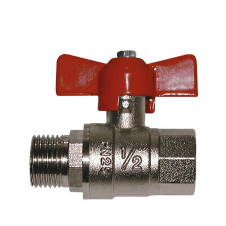 General Purpose Male/Female Ball Valve (Tee Handle)