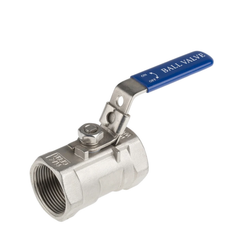 Stainless Steel Ball Valve (1 Piece) BSP