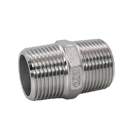 Stainless Steel Hex Nipple BSP            