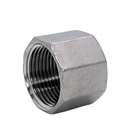 Stainless Steel Cap BSP        