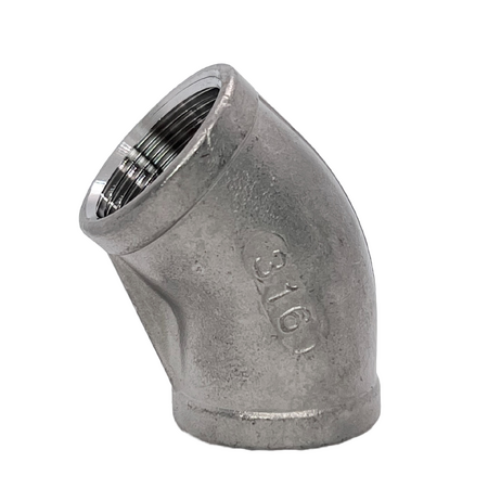 Stainless Steel Female Elbow 45 BSP      