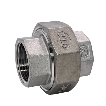  Stainless Steel Barrel Union BSP        