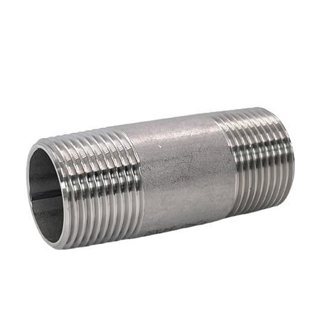 Stainless Steel Barrel Nipple BSP        