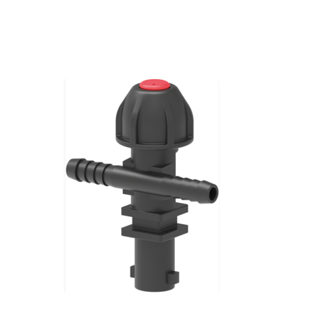 Arag Double Dry Boom Nozzle Body 1/2 (13mm) Barb 413422