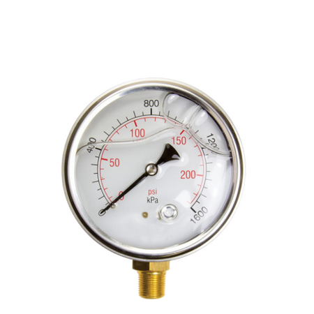 Pressure Gauges Liquid Filled  63mm