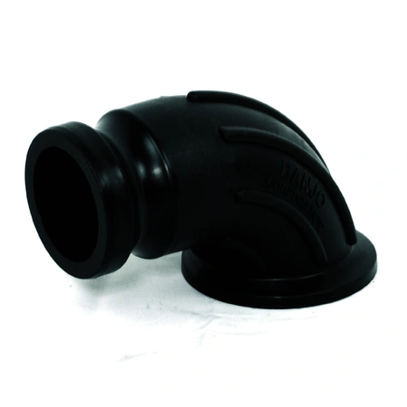 Banjo Flanged 90 Degree Sweep Fitting (Flange x Male Camlock)