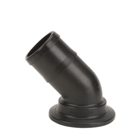 Banjo Flange Fitting (Flange x 45 Deg Elbow Hose Barb)