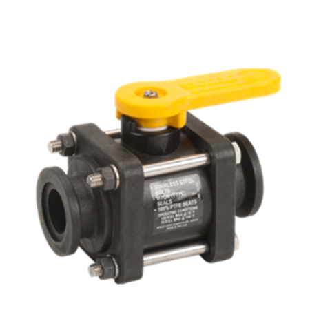 Banjo Ball Valve Flange 2 Way Standard Port