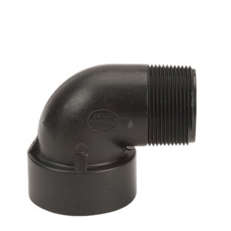 Banjo Fitting (90 Male/Female Elbow) NPTF x NPTM    Pack of 2