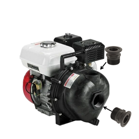 Banjo Poly Pump 2" & 3" (Engine Drive Flanged Ports)