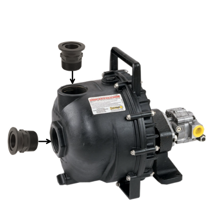 Banjo Poly Pump 2"&3"  (Hydraulic Drive Flanged Ports)